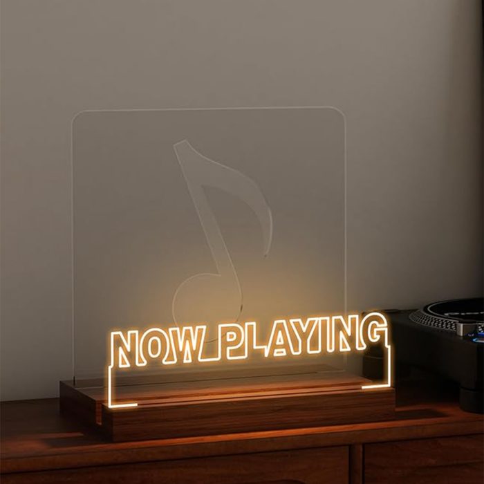 Now Playing Vinyl Record Stand