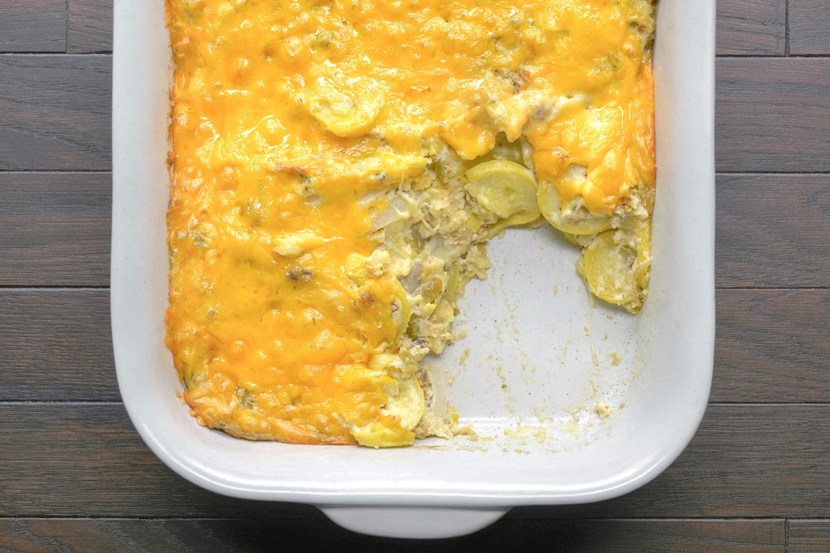 Squash Casserole With Stuffing