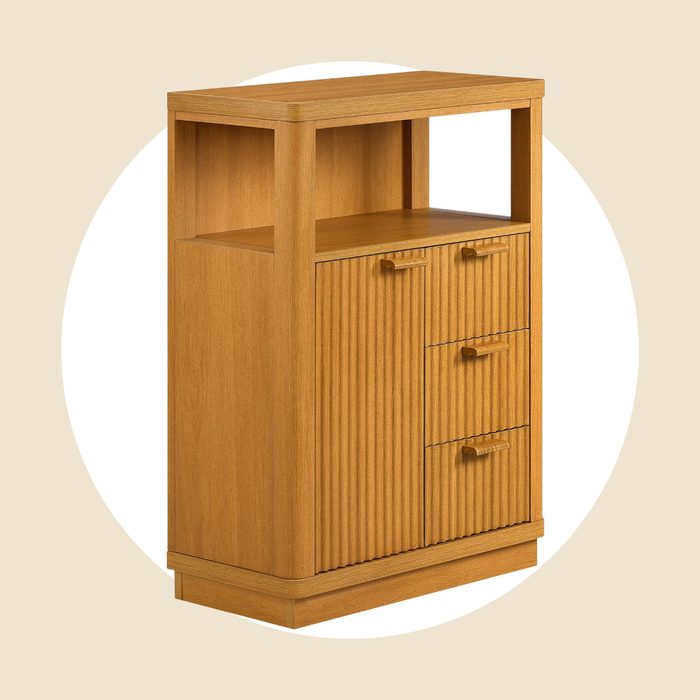 Beautiful Fluted Vanity Storage Via Walmart.com