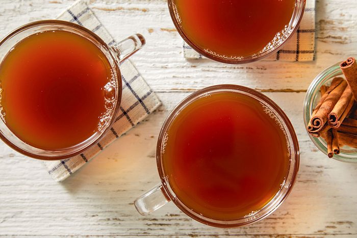 Chai in cups, ready to drink