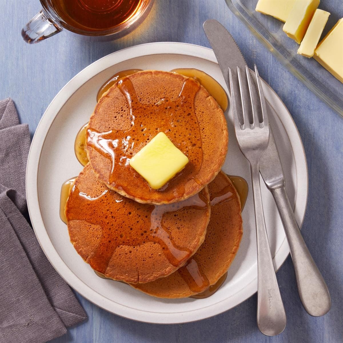 Gingerbread Pancakes with Pancake Mix