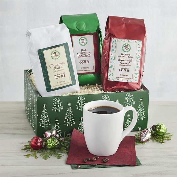 Holiday Coffee Sampler Box  Via Harryanddavid.com