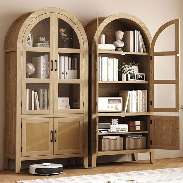 Function Home Tall Arched Pantry Cabinet