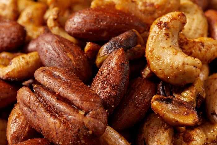 Spicy Nut Mix close up