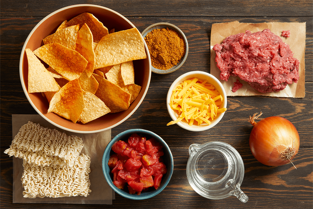 Taco Ramen Noodles ingredients