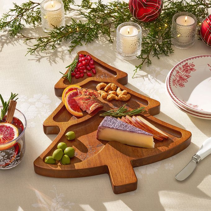 Walmart Just Dropped The Pioneer Woman Holiday Collection Tree Charcuterie Board Via Walmart.com