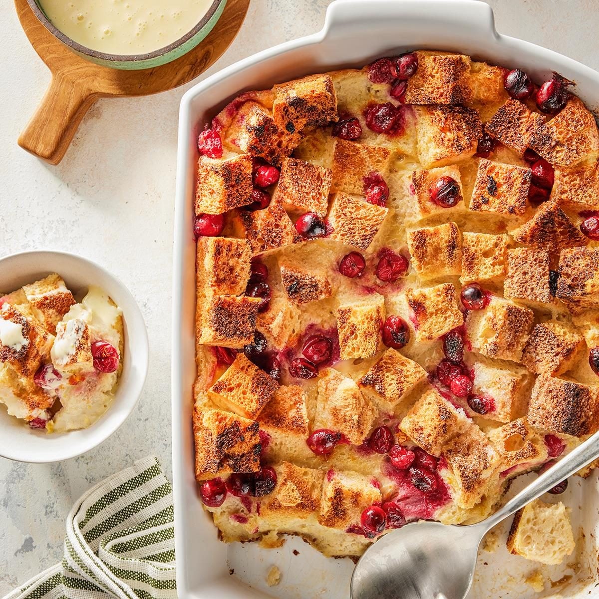 Cranberry Bread Pudding