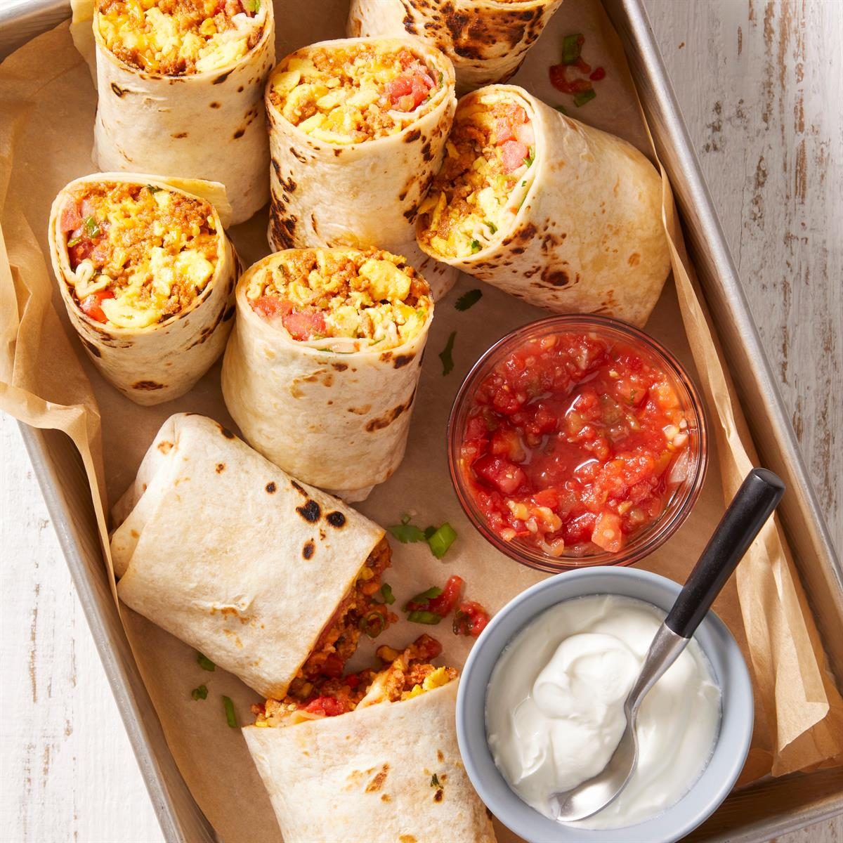 Chorizo Egg Wraps
