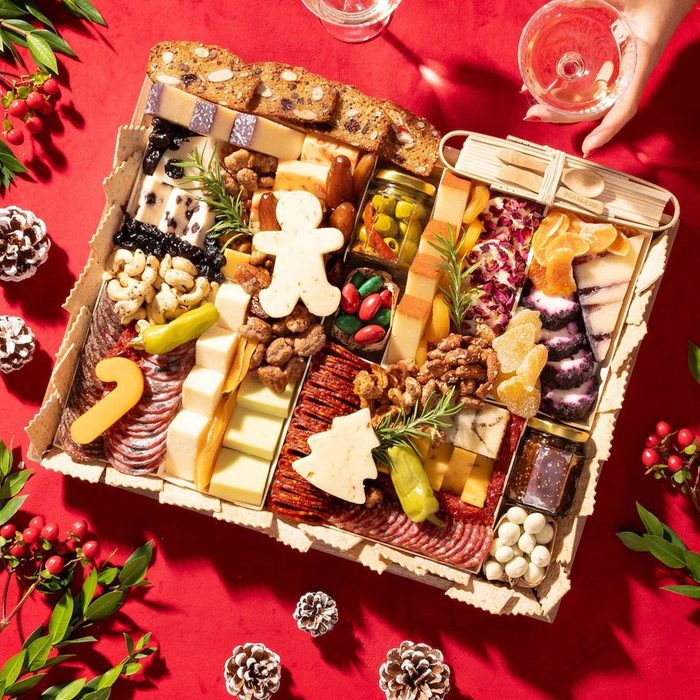 Happy Holidays Large Cheese & Charcuterie Board