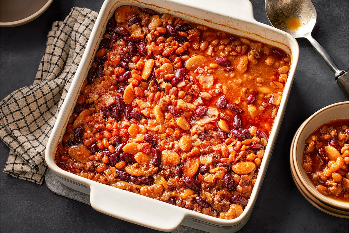 Three Bean Baked Beans